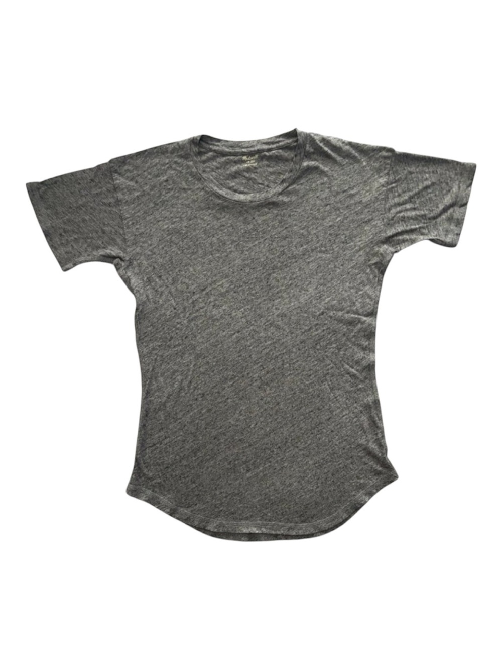 Madewell Whisper Cotton Crewneck Tee Gray Heather Size XS Soft Essential Basic